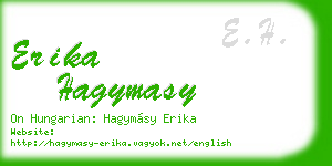erika hagymasy business card